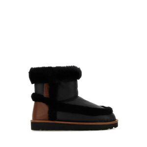 Chloe Women Black Shearling Dolcie Ankle Boots